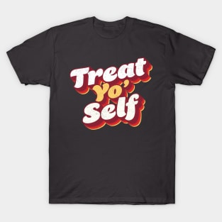 Treat Yo Self Vintage Parks and Rec T-Shirt